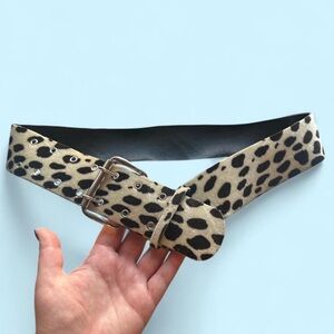 Leopard Print Women's Belt